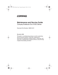 Compaq Evo N180 Specifications