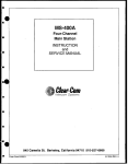 Clear-Com RM-120A Service manual
