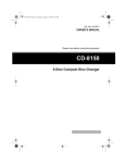 Radio Shack CD-8150 Owner`s manual