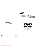 Samsung DVD-C639P User`s manual