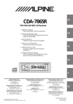 CDA CD 61 Owner`s manual