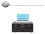 McIntosh MX121 Owner`s manual