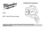 Milwaukee M12 IR Operator`s manual