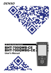 Denso BHT-700QWB-CE User`s manual