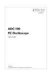 ADC 100 User`s guide