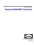Rauland Ranger Head End