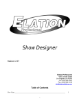 Show Designer - Elation Professional