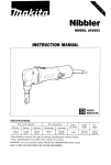 Makita JN1601 Instruction manual