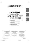 Alpine DVA-7996 Owner`s manual