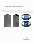 Emerson Liebert Challenger 3000 Unit installation