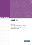 Advantech ASMB-781 User manual