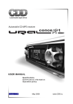 CDD Ural Concert User manual
