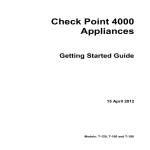 Check Point 4000 Technical data