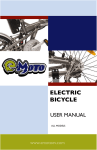 E-MOTO electric bicycle User manual