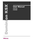 Raritan DKSX440 User manual