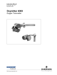 Emerson Oxymitter 4000 Instruction manual