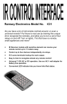 Ramsey Electronics Walking Electronic Bug WEB1 Instruction manual