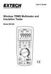 Extech Instruments MG300 User`s guide