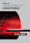 ZENEC ZE-MC194 Instruction manual