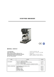 Cofman DW - 101 TS Operating instructions
