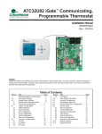 ClimateMaster iGate ATC32U02 Installation manual