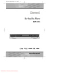 Sherwood BDP-6003 Instruction manual