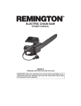 Remington 100089-06A Owner`s manual