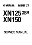 Yamaha TEO'S XN125 Service manual