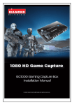 Diamond GC1000 Installation manual