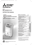 Mitsubishi Electric MJ-E26VX-A1 Instruction manual