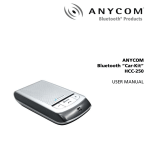 Anycom HCC-250 User manual