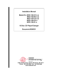 Audio international MCD-104-01-x Installation manual