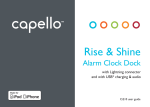 capello Rise & Shine User guide