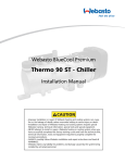 Webasto Thermo 90 Installation manual