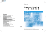 Canon imageCLASS D320 User`s guide