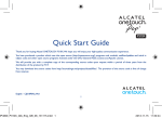 Alcatel One Touch 310 User guide