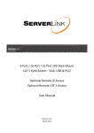 serverLink KVM over IP Module User manual