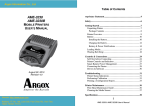 Argox AME-3230B User`s manual