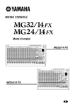 MIXING CONSOLE Mode d`emploi MG32/14 FX MG24/14 FX