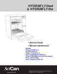 SciCan HYDRIM L110w Specifications