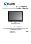 Audiovox 1287697 Operating instructions