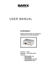 BARIX Instreamer User manual