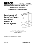 Aerco BMK 1000 Troubleshooting guide