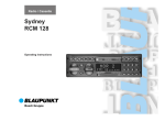 Blaupunkt SYDNEY RCM 128 Operating instructions