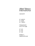 Allied Telesyn International Corp AT-4016TR Specifications