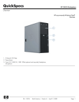 HP FL863UT - Workstation - Z400 QuickSpecs