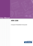 Advantech ARK-3390 User manual