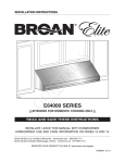 Broan Exterior Blower 335 Installation guide