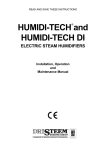DriSteem HUMIDI-TECH Specifications