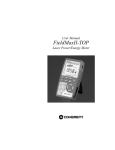 Coherent FieldMaxII-TOP User manual